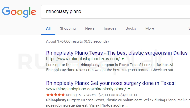 "rhinoplasty plano" Google Arama Sonuçları